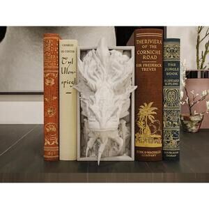 Smaug the Magnificent Book Nook - Dragon Hoard Bookshelf Insert Decor